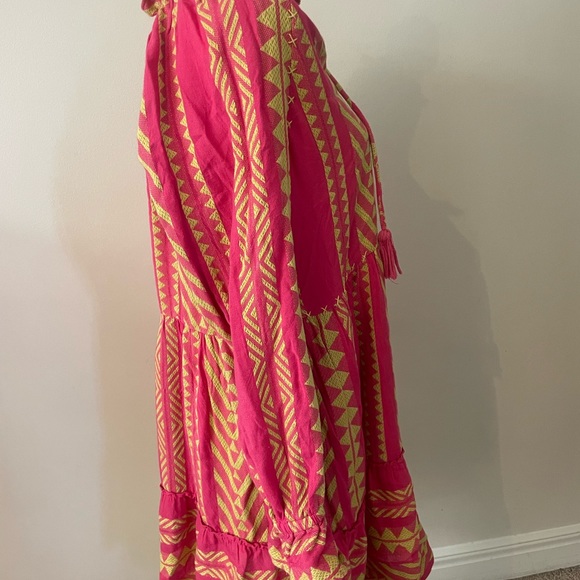 Embroidered tunic dress - Picture 2 of 5